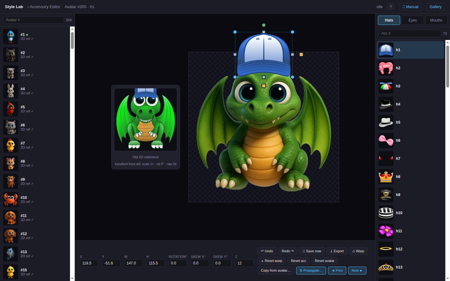 Accessory Editor — overview